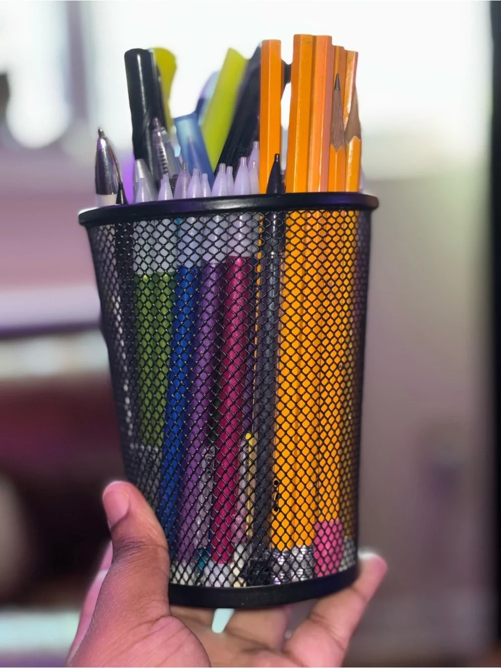 Back to School School Supply Lot - Pencils, Pens , Highlighters & Pencil holder